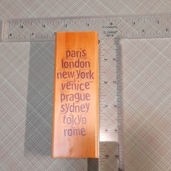 Around the World Rubber Stamp - Picture 1 of 5